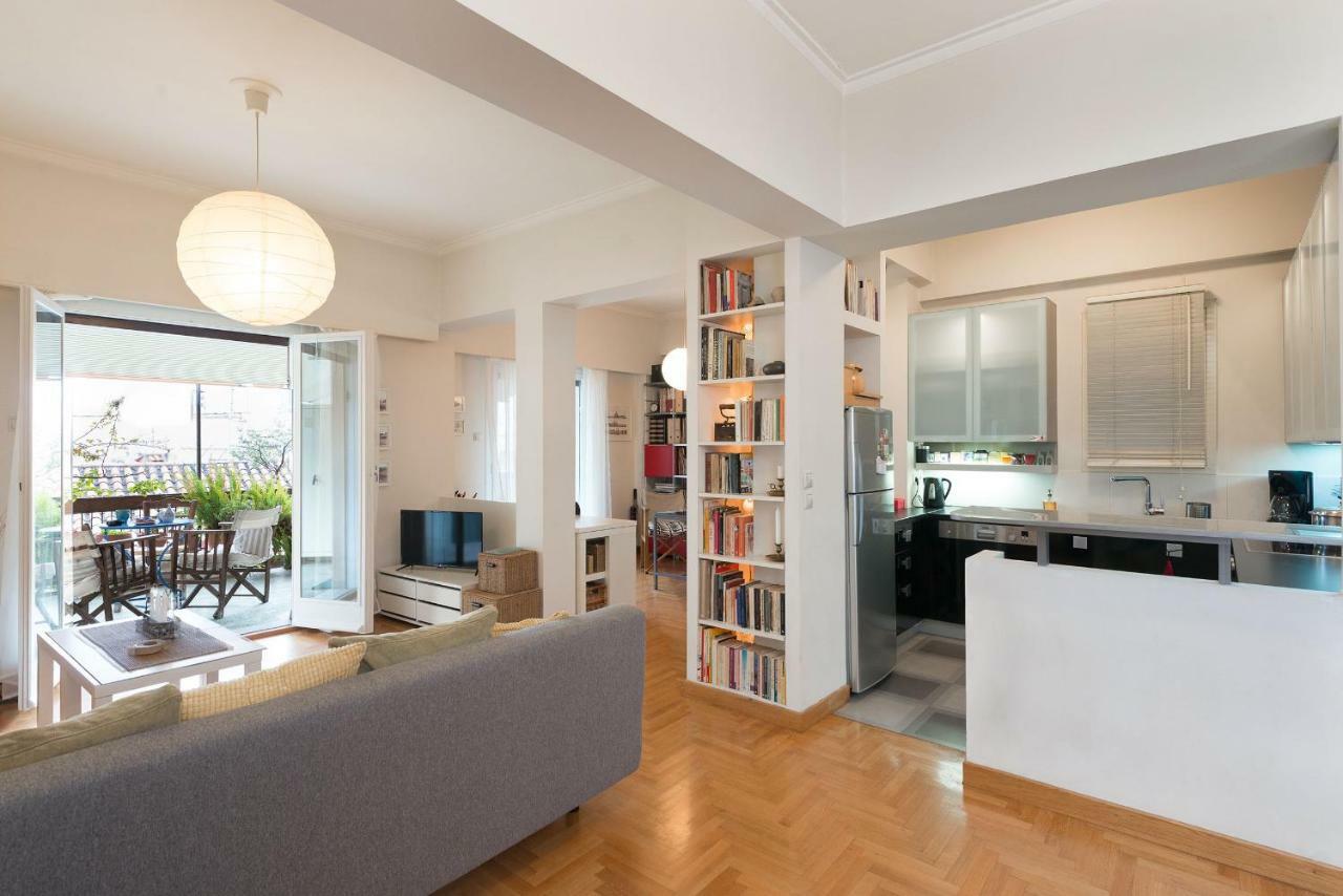 Stylish Flat With Veranda In The Heart Of Athens Atenas Exterior foto