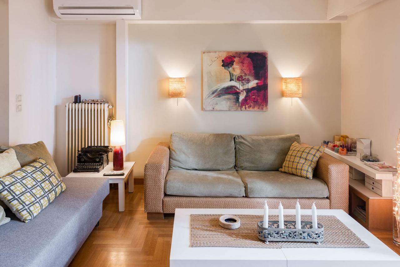 Stylish Flat With Veranda In The Heart Of Athens Atenas Exterior foto
