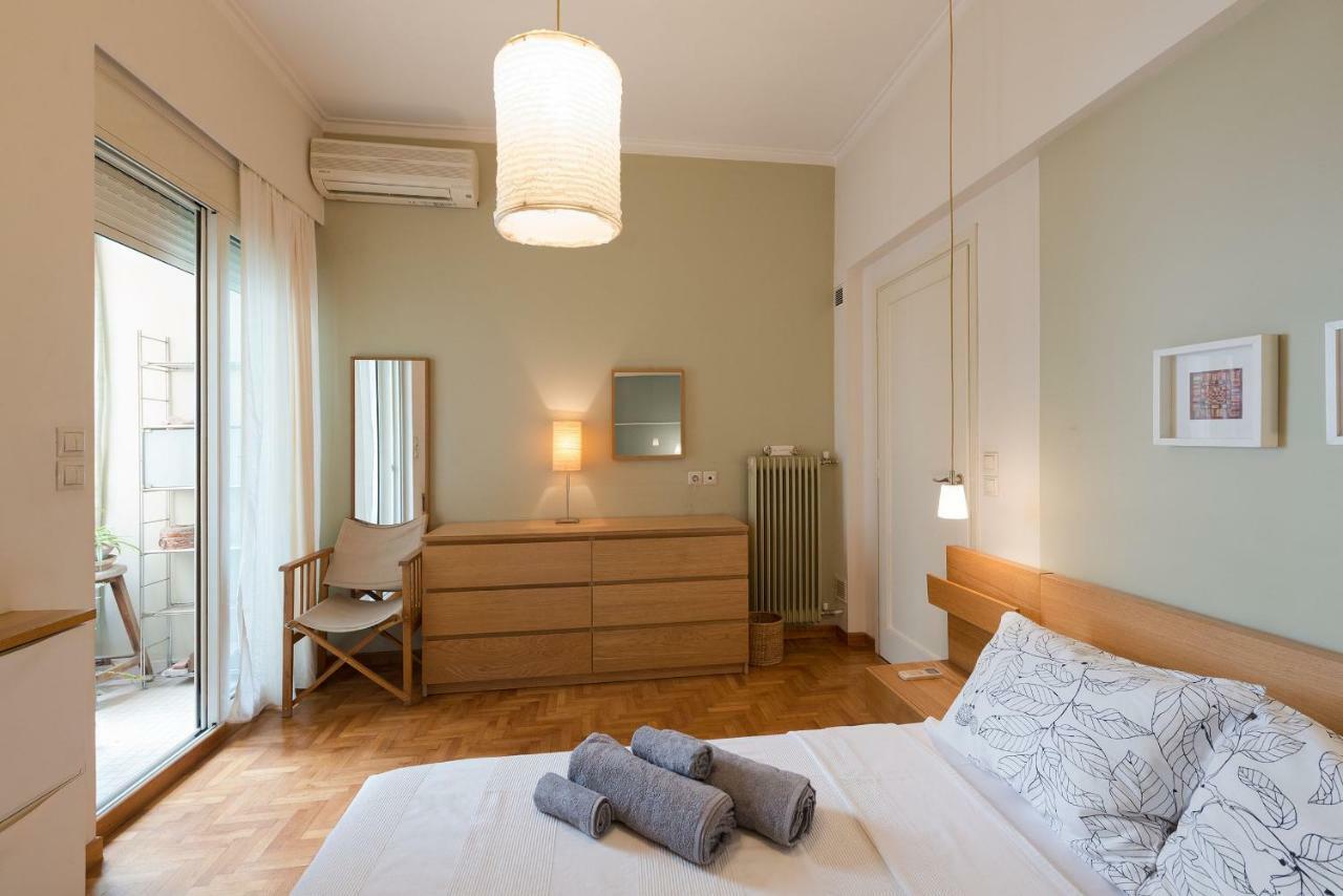 Stylish Flat With Veranda In The Heart Of Athens Atenas Exterior foto