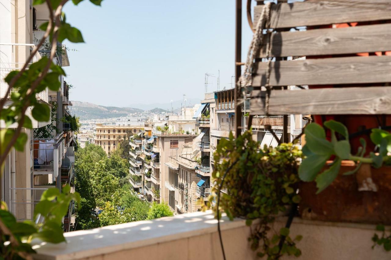 Stylish Flat With Veranda In The Heart Of Athens Atenas Exterior foto