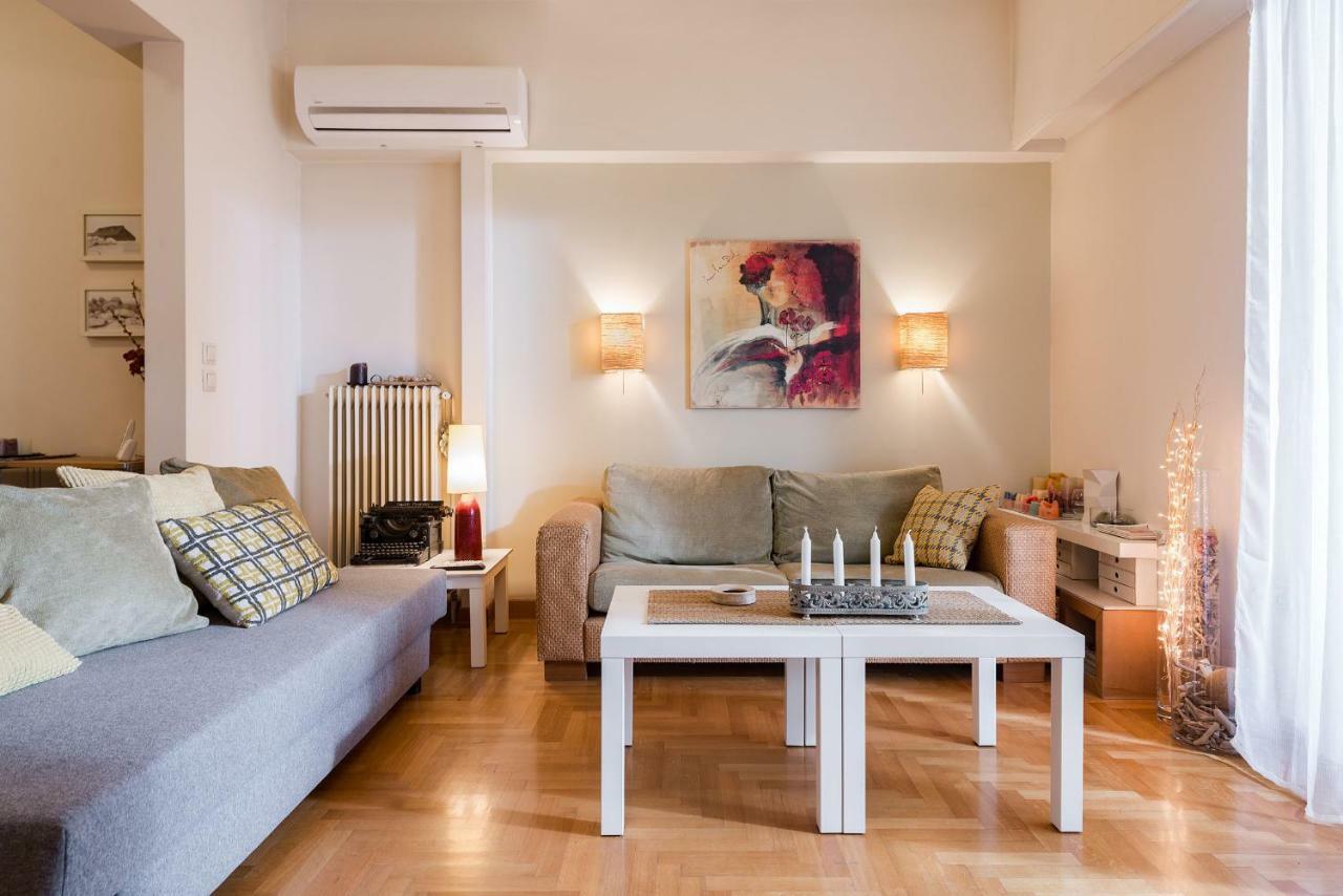 Stylish Flat With Veranda In The Heart Of Athens Atenas Exterior foto
